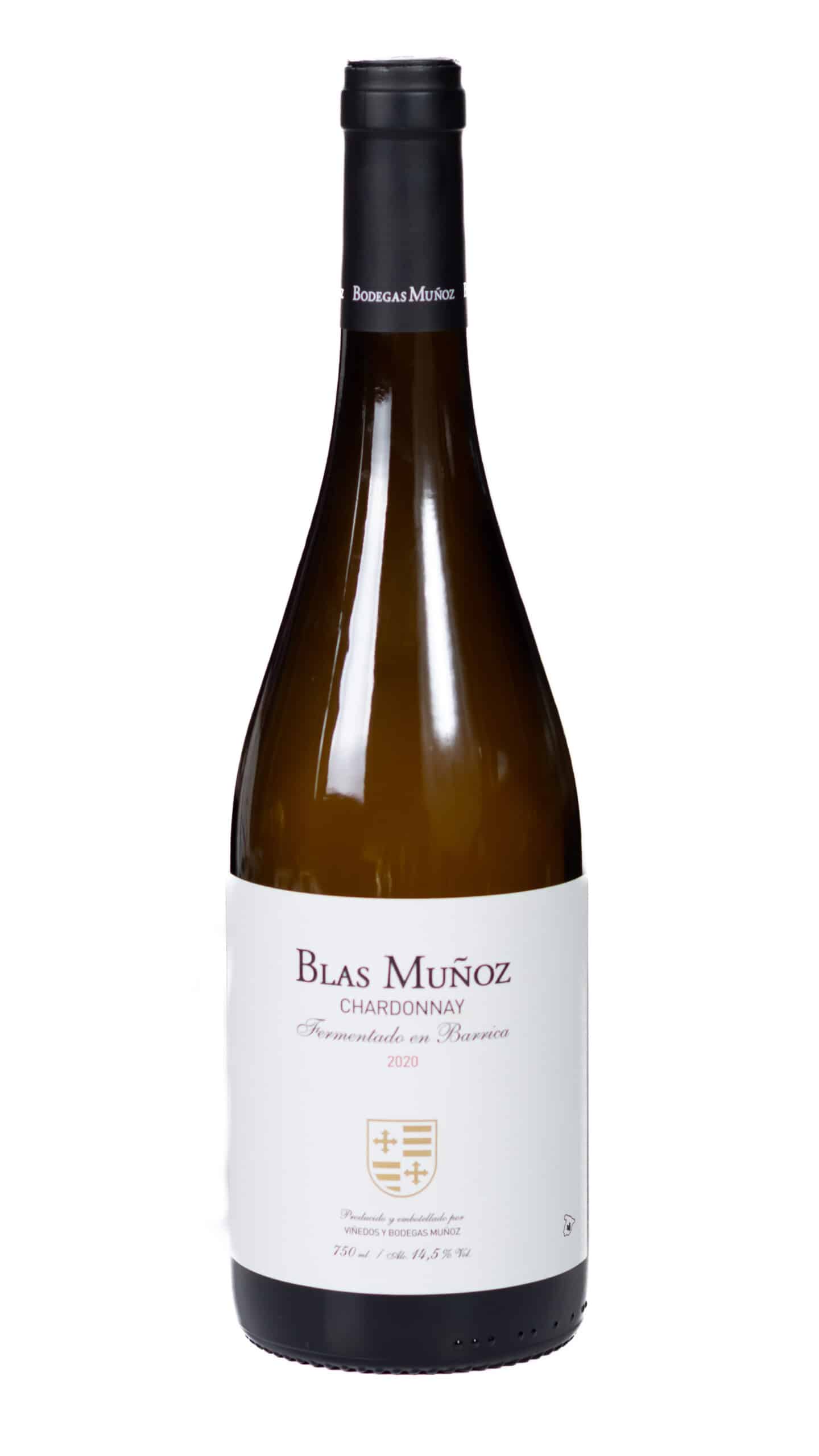 Foto tipo de vinos blancos Blas Muñoz Chardonnay