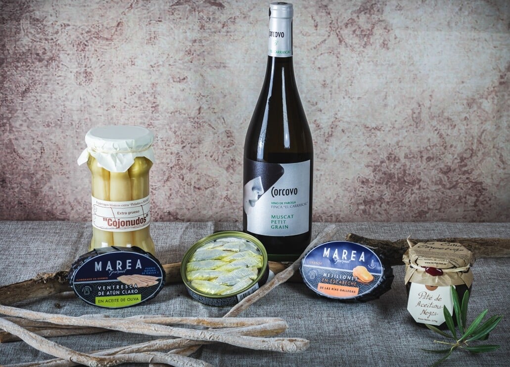 Foto de Lote De Conservas Con Vino Moscatel anchoas santoña online