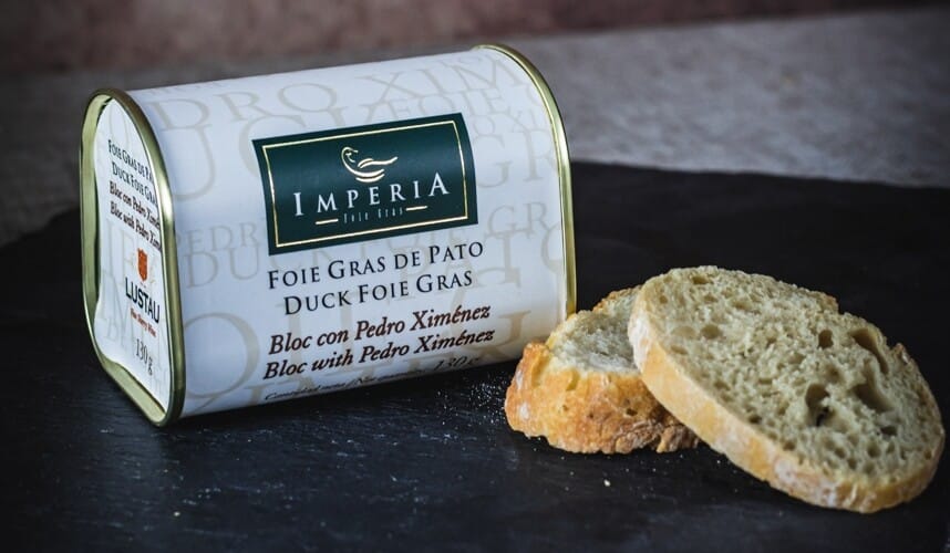 Foto de Bloc Paté Foie Natural De Pato PX Imperia foie gras gourmet