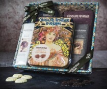 Foto de Chocolate Amatller Cesta Carteles & Orígenes cesta con varias piezas de chocolate
