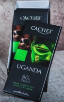 Foto de Chocolate Cachet Uganda de la marca belga mundialmente conocida