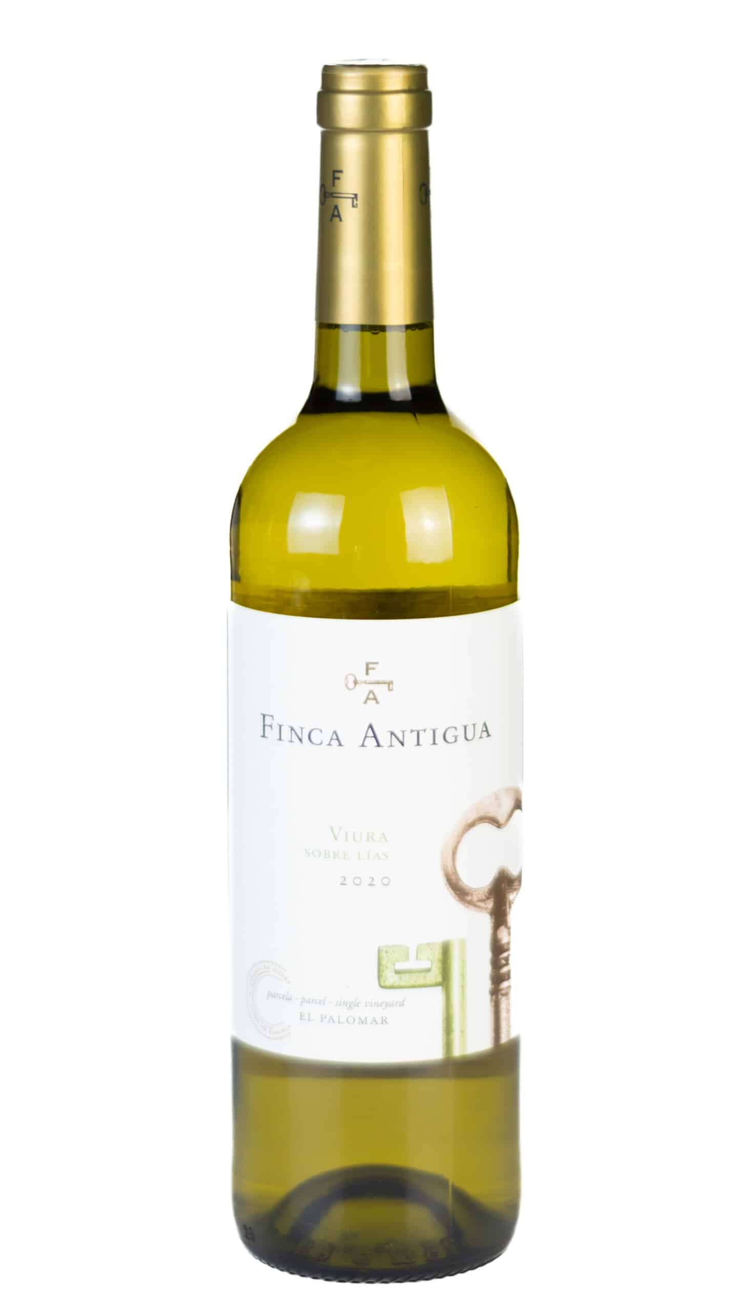 Finca Antigua Viura Sobre Lias white wine bottle photo