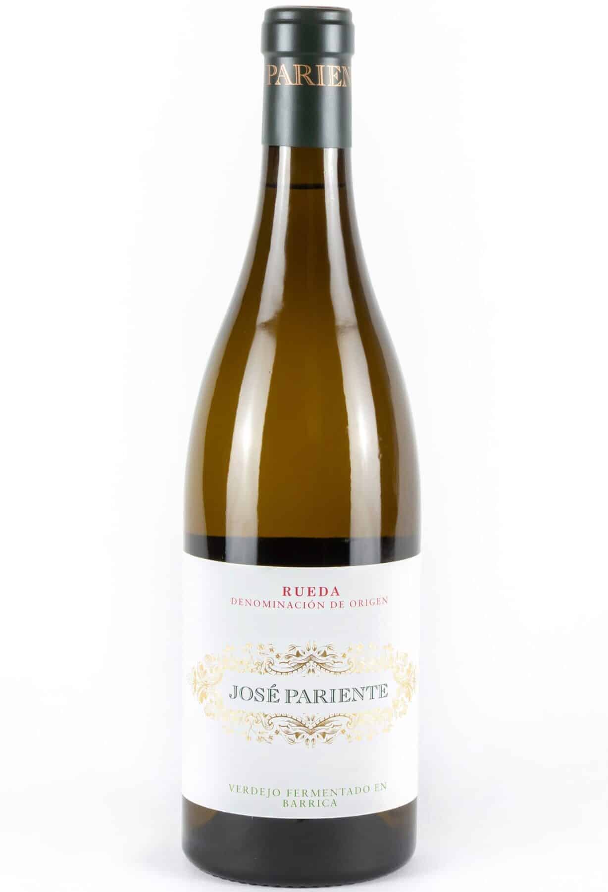 Foto de Jose Pariente Verdejo Fermentado en Barrica vino blanco recomendado para mariscos