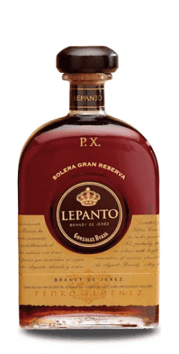 Foto de Lepanto PX Solera Gran Reserva brandy botella