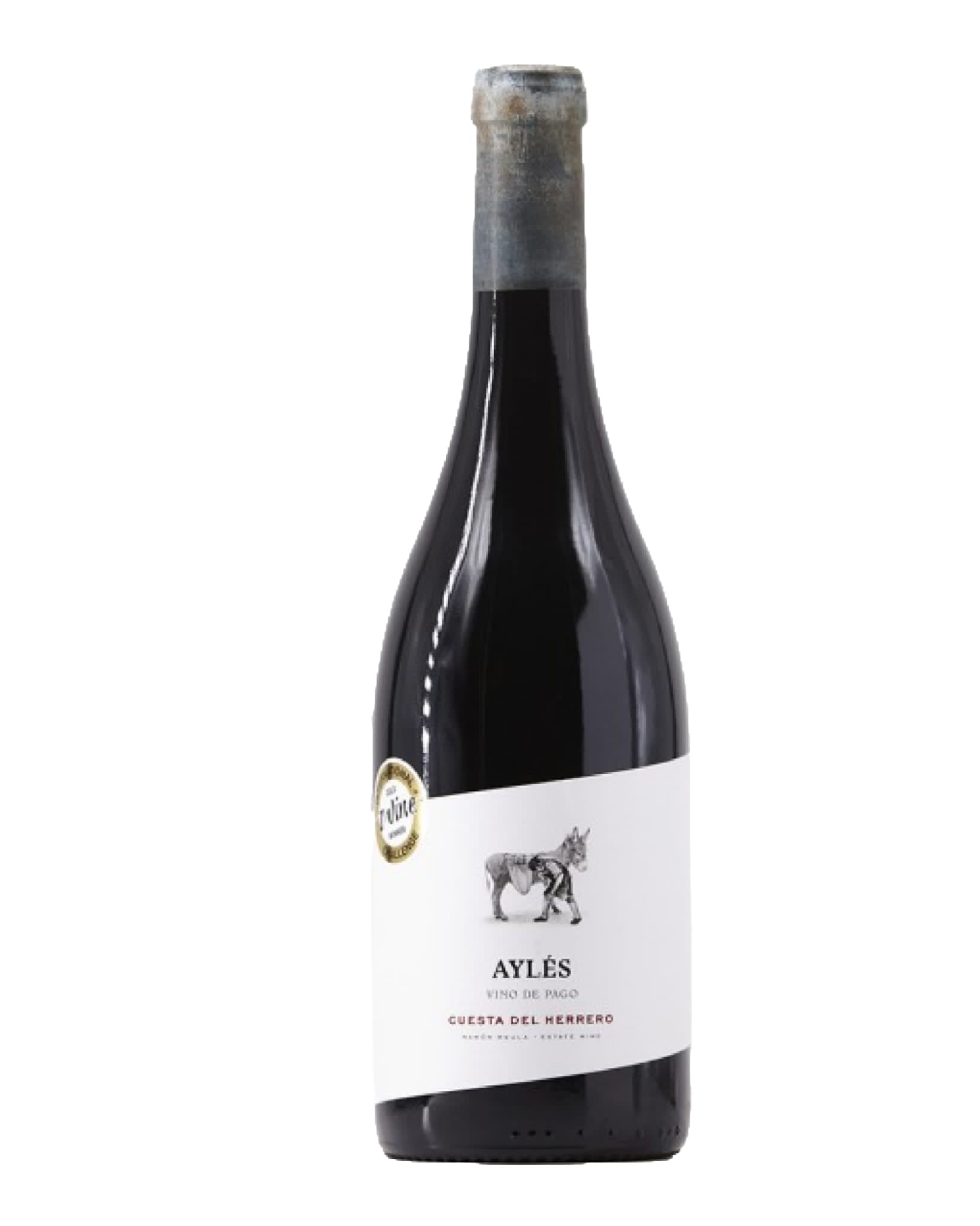 Cuesta Del Herrero red wine bottle photo