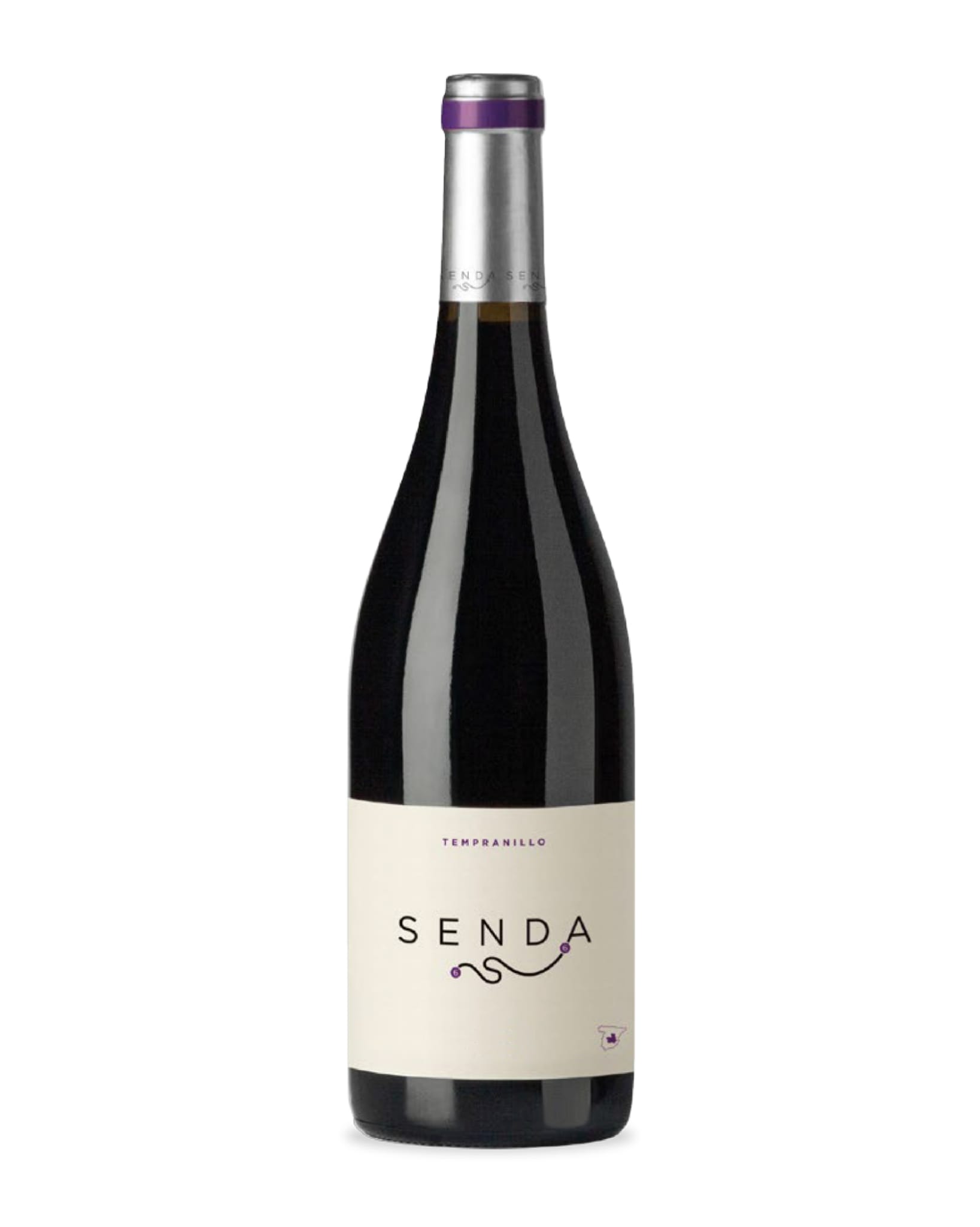 Senda Tempranillo bottle of red wine photo