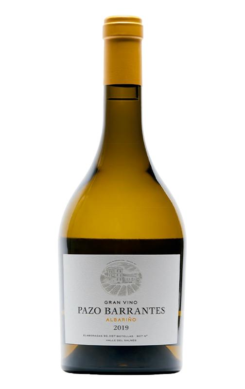 Botella de vino blanco Pazo De Barrantes foto