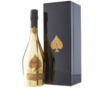 Foto de botella dorada Ace of Spades Brut Gold Caja de Madera